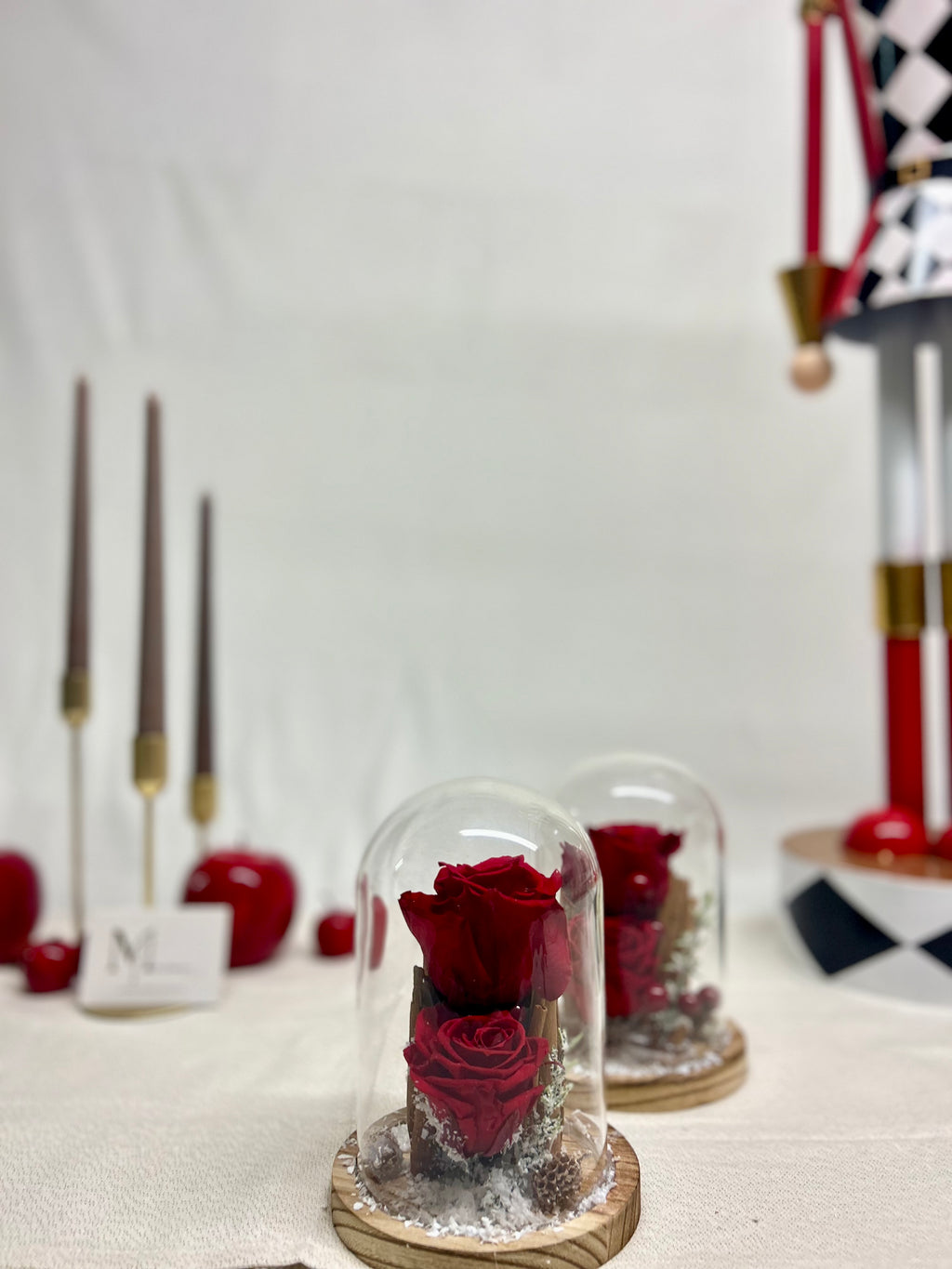 Rose éternelle rouge