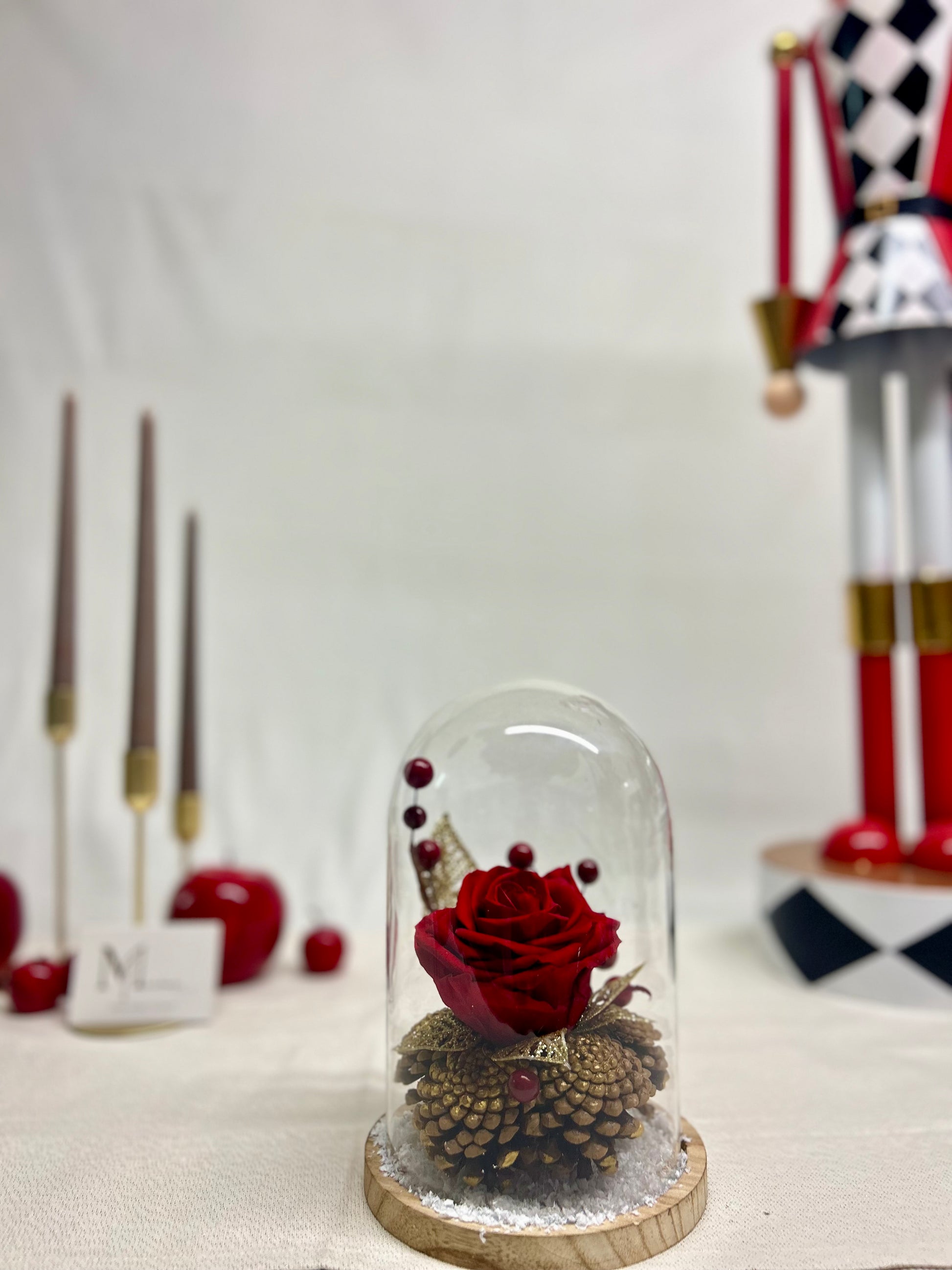 Rose éternelle rouge (XL)