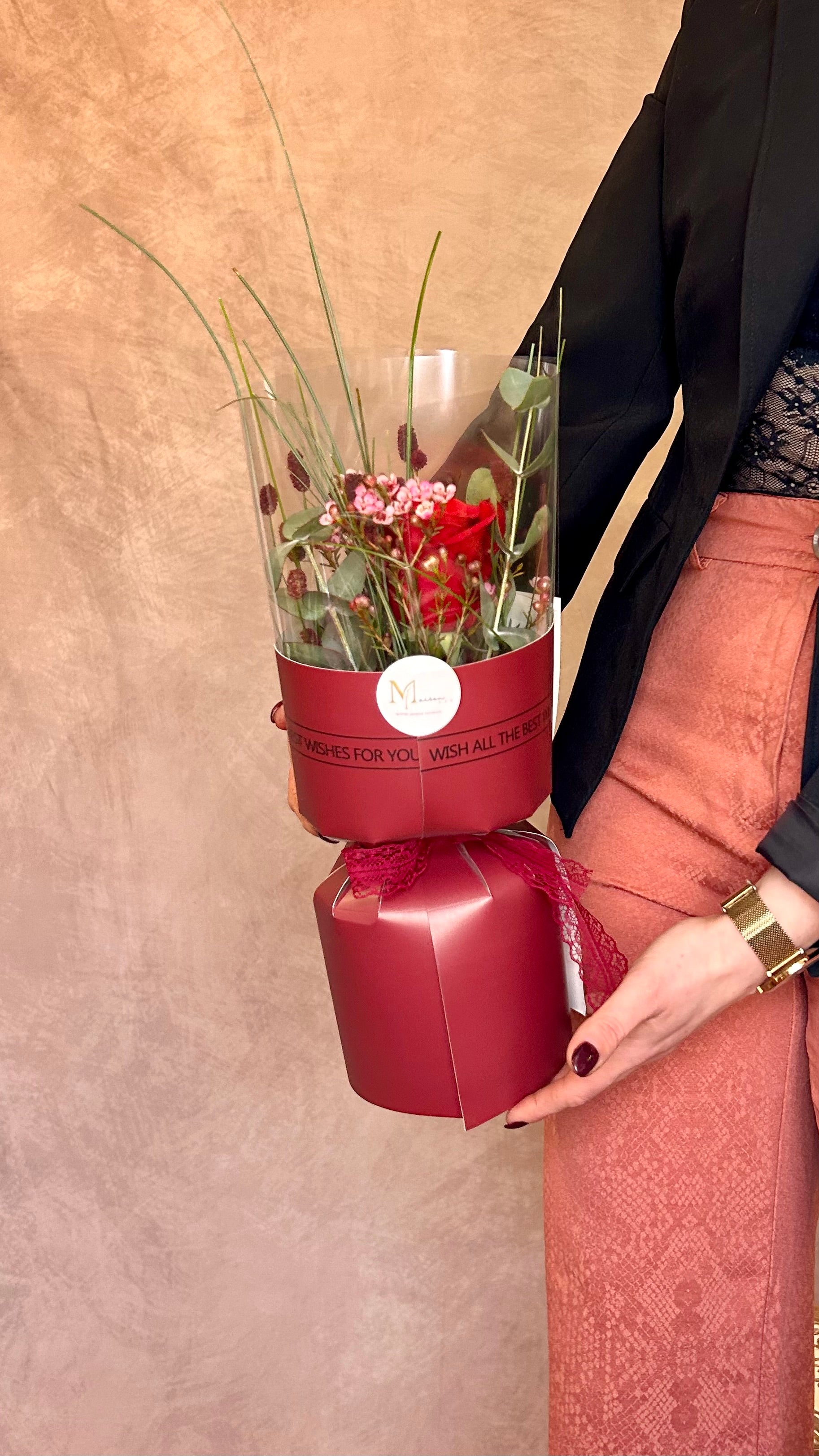 Rose à l’unité M