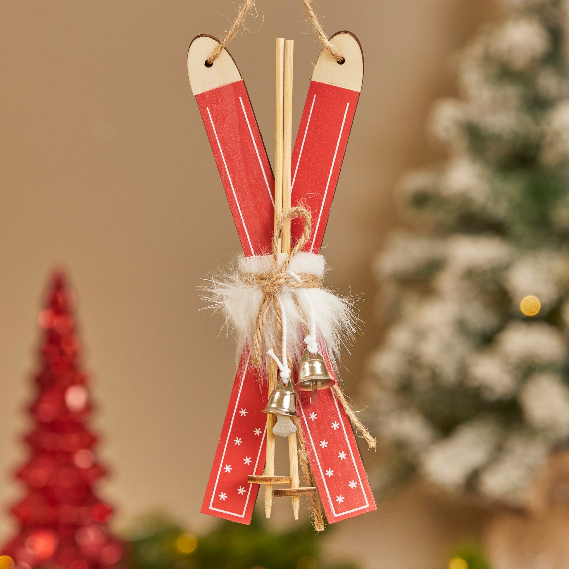 Suspension sapin - paire de ski